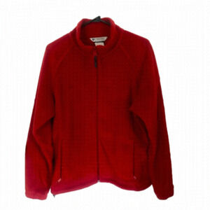 Columbia Zip Up Fleece Jacket Large